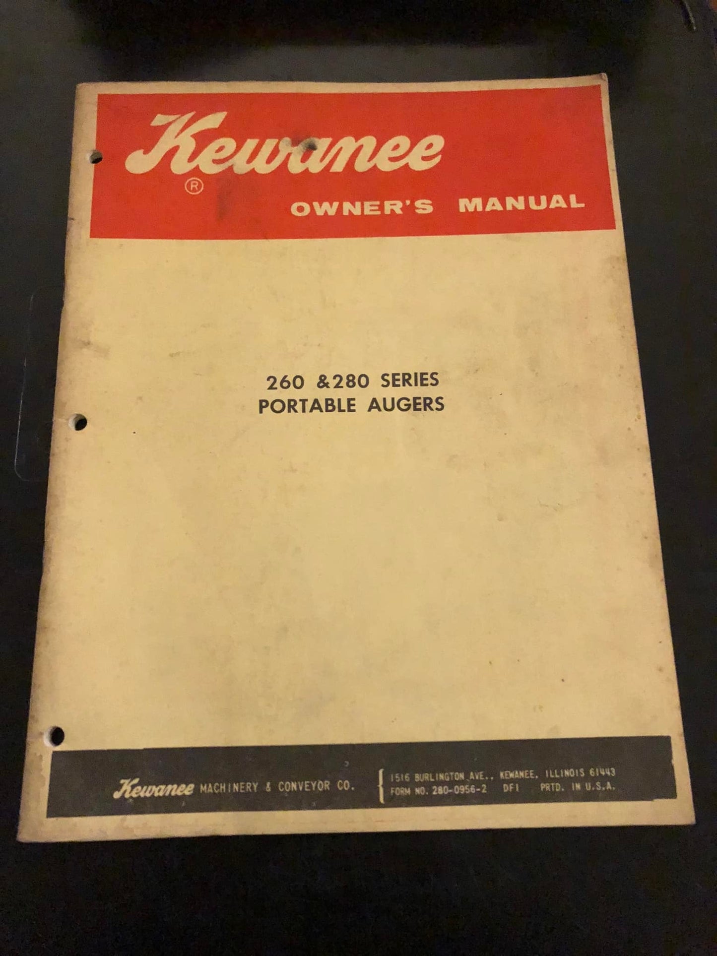 Kewanee _ 260 & 280 Portable Augers _ Owner’s Manual