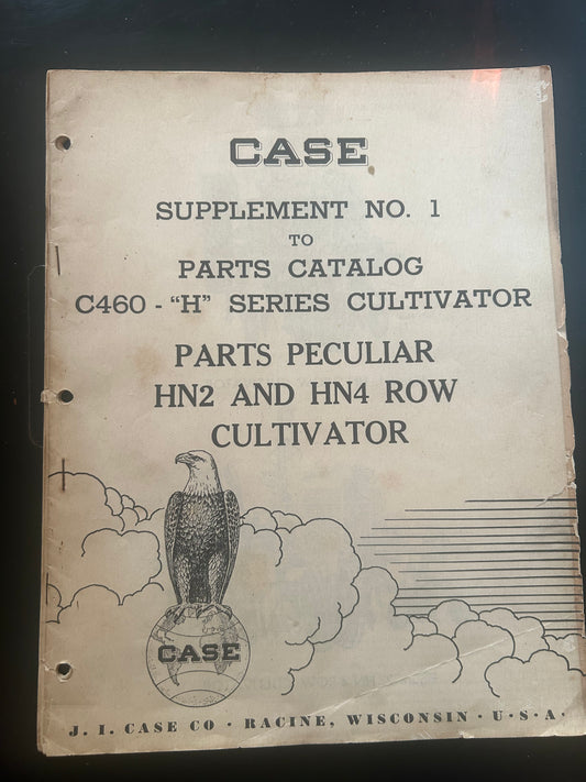 JI Case _ C460 - "H" SERIES CULTIVATOR HN2 & HN4 _ Supplement 1 to Parts Catalog