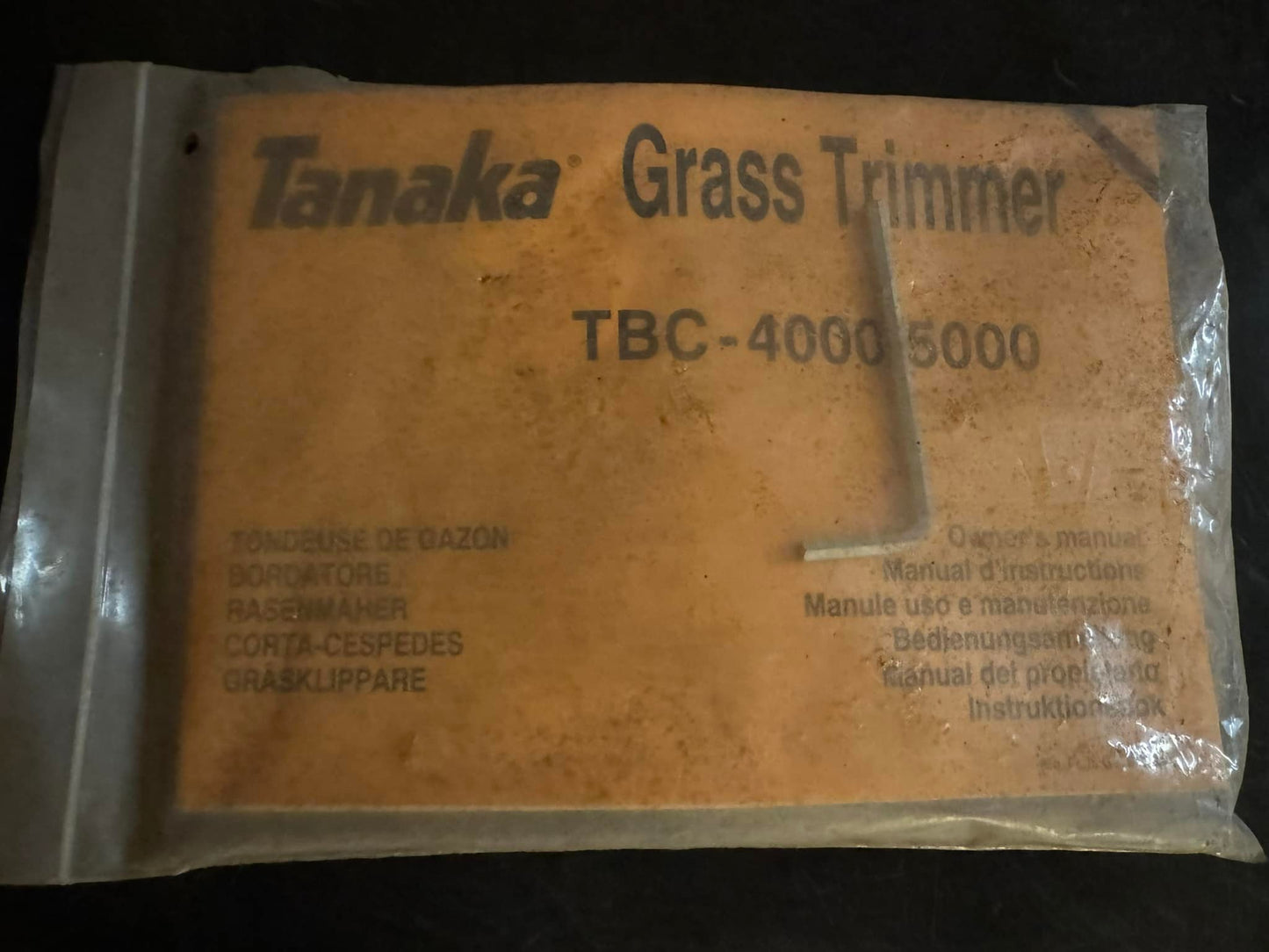 Tanka _ Grass Trimmer TBC 4000/5000 _ Operator’s Manual