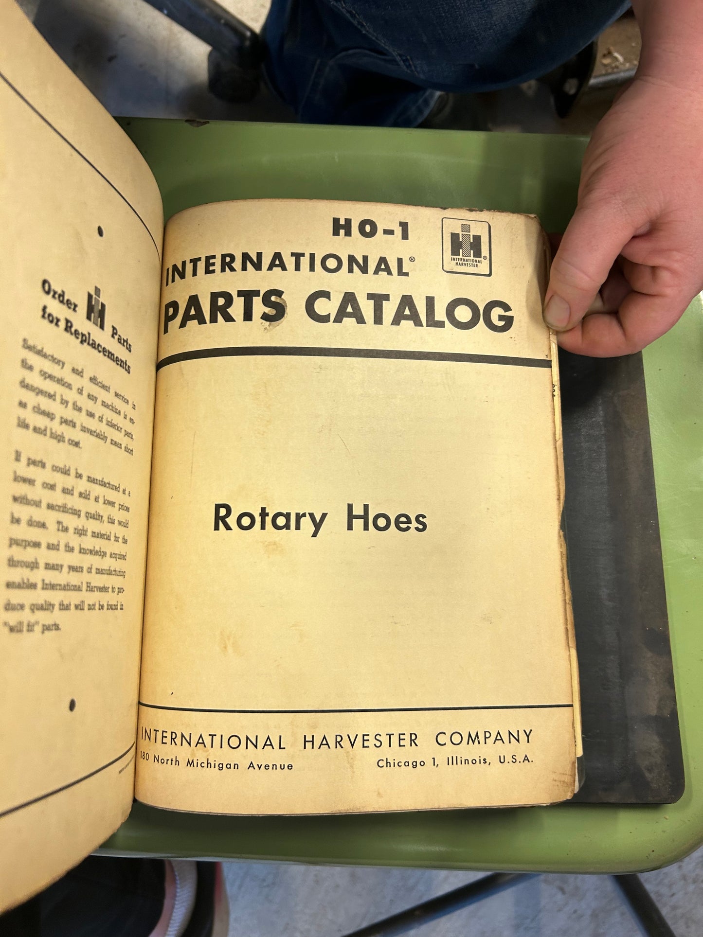 IH _ Rotary Hoes _ Parts Catalog HO-1