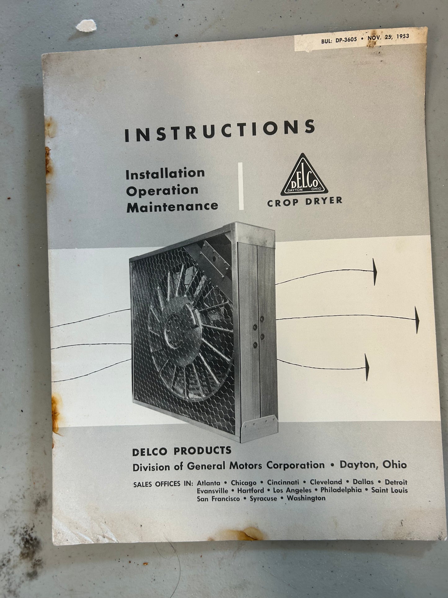 Delco _ Crop Dryer _ Installation, Operation & Maintenance