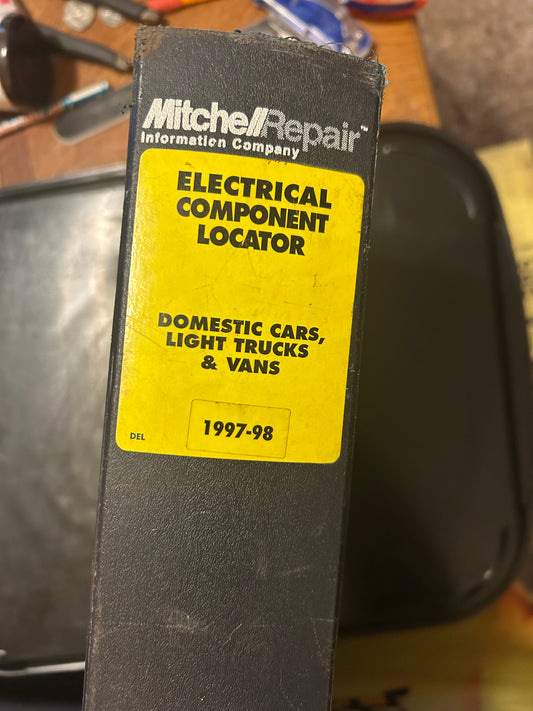 Mitchell Repair _ 1997-98 Electrical Component Locator - Domestic Cars, Light Trucks & Vans