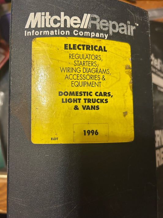 Mitchell Repair _ 1996 Electrical Component Locator - Domestic Cars, Light Trucks & Vans