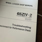 Kawasaki _ 65ZIV-2 Wheel Loader - Shop Manual _ Set of 4