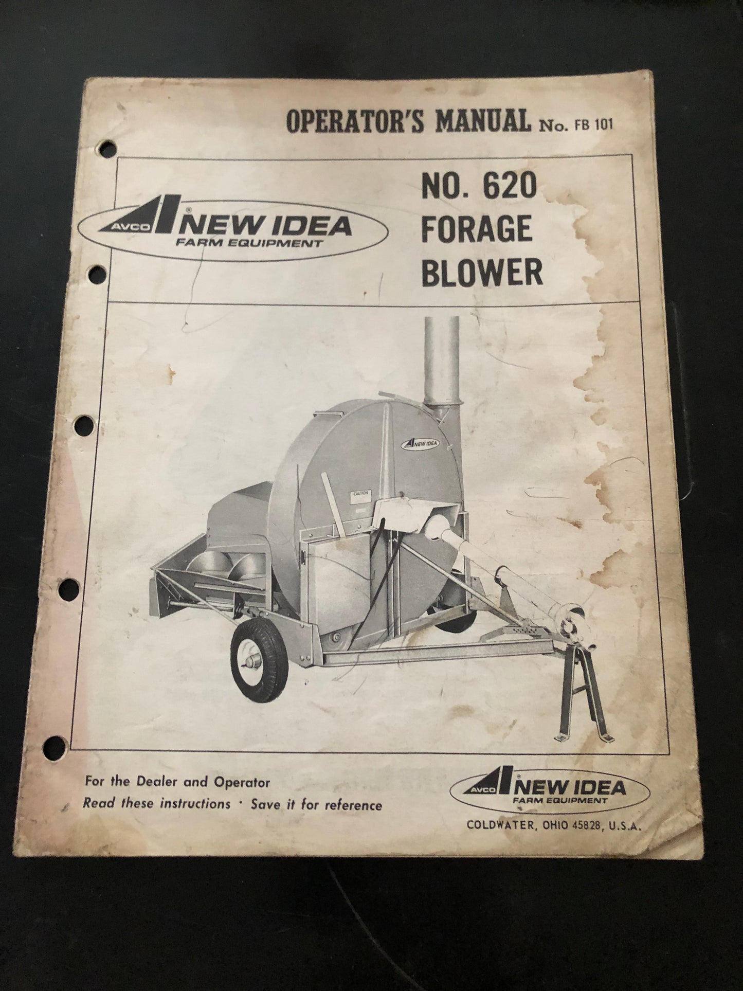 New Idea _ no 620 Forage Blower _ Operator’s Manual