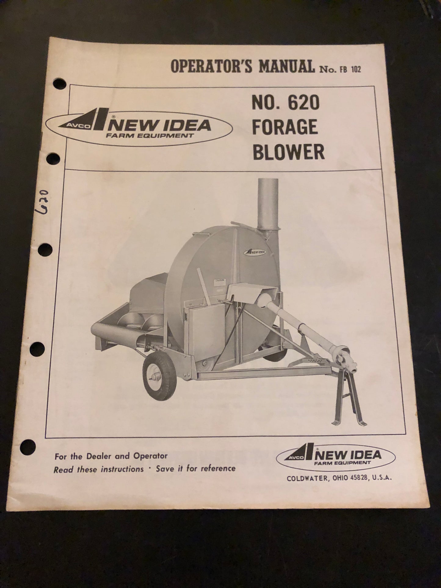 New Idea _ no 620 Forage Blower _ Operator’s Manual