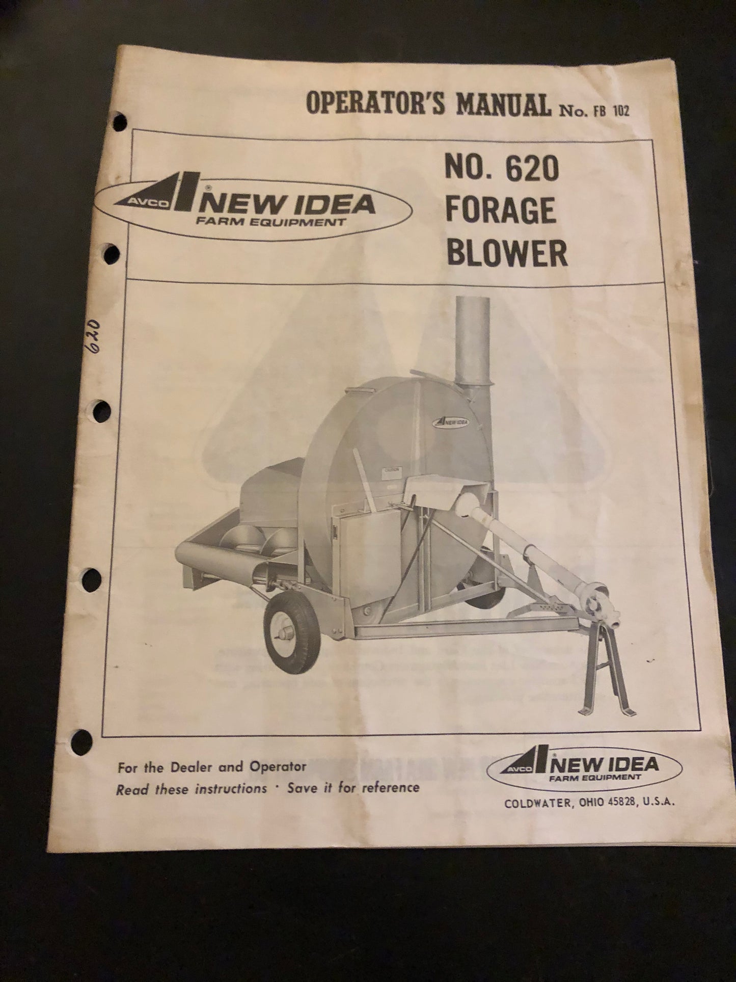 New Idea _ no 620 Forage Blower _ Operator’s Manual