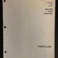 Bolens _ 14 HP Tractor models 1456 _ Parts List