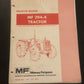 Massey Ferguson _ MF 294-4 Tractor _ Parts Book