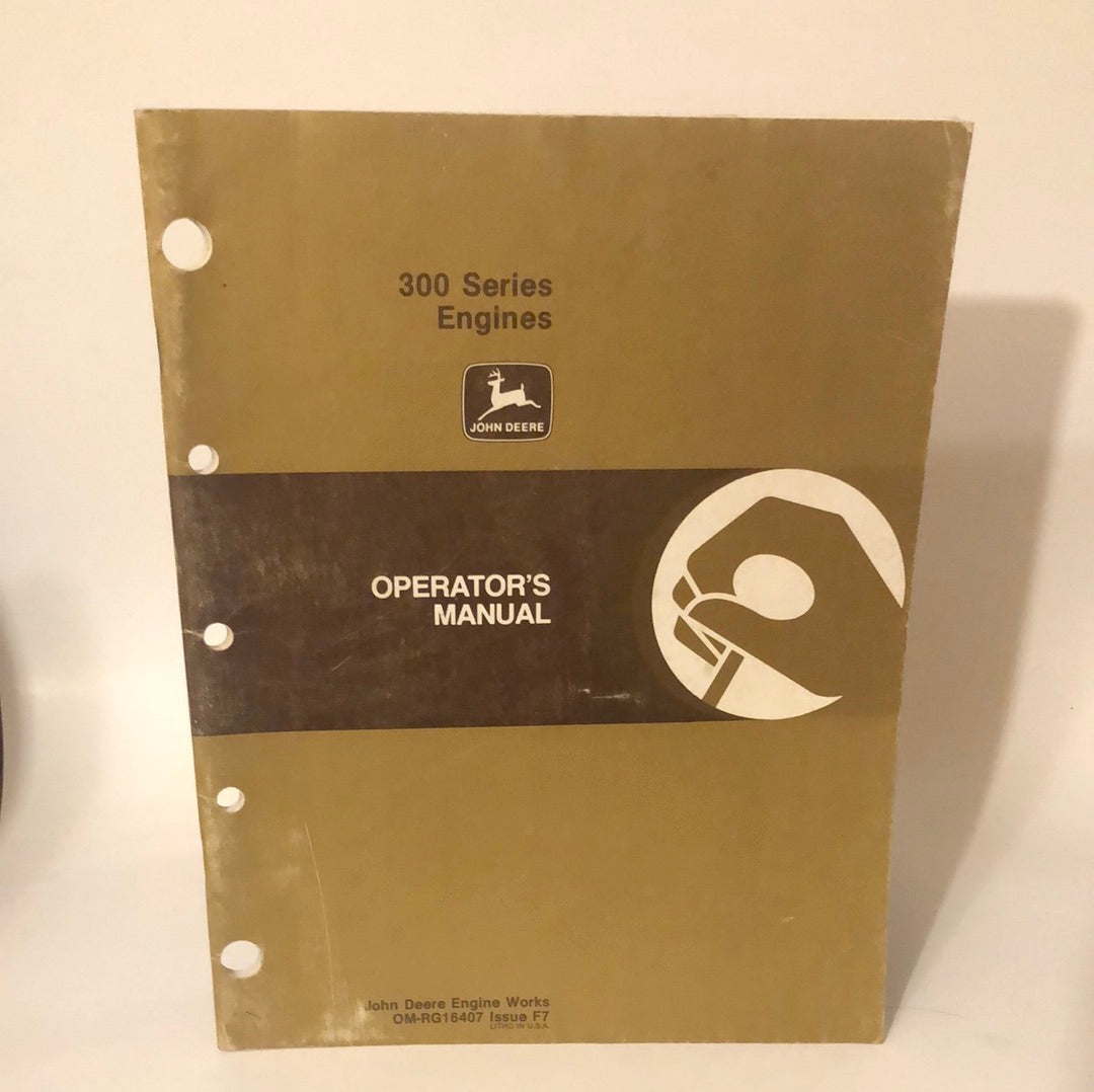 John Deere 300 Series Engines _ Operator's Manual