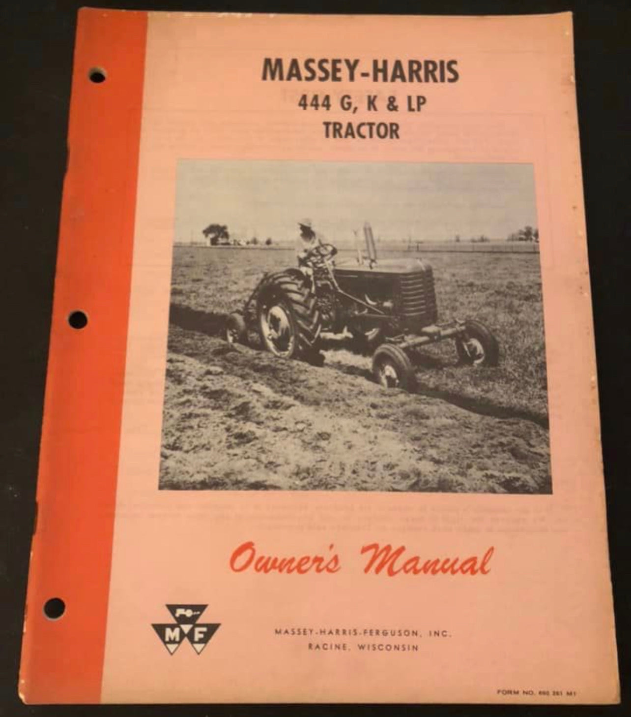 Massey Harris 444 Tractor __ Manual