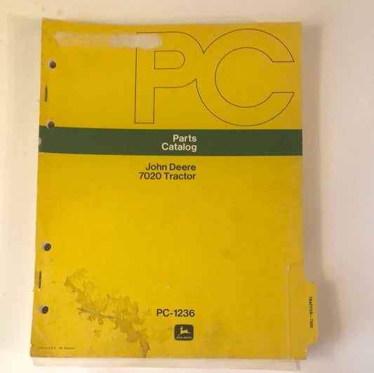 John Deere 7020 Tractor PC-1236 _ Parts Catalog