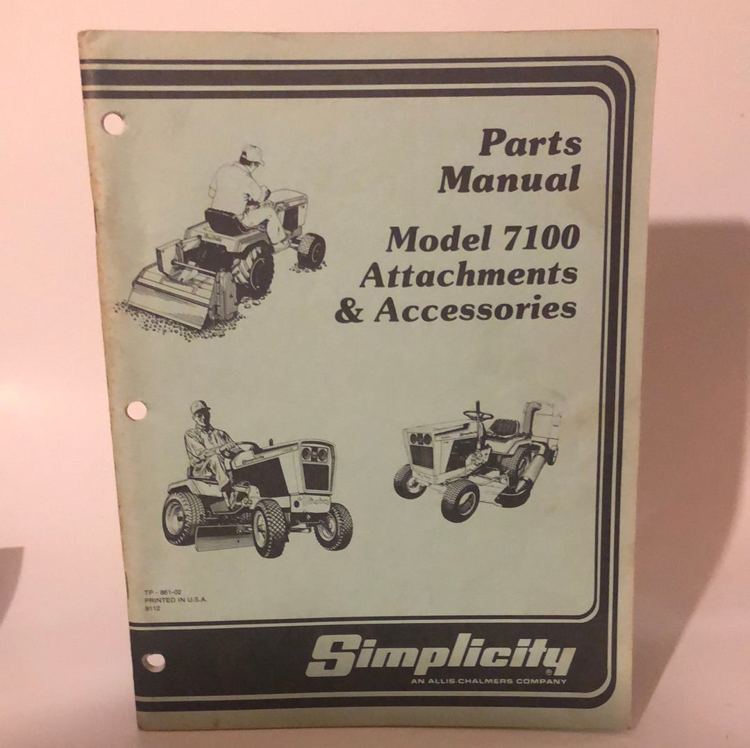 Simplicity 7100 Series _ Parts Manual