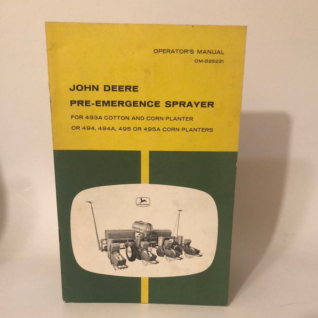 John Deere Pre-Emergence Sprayer _ Operator's Manual