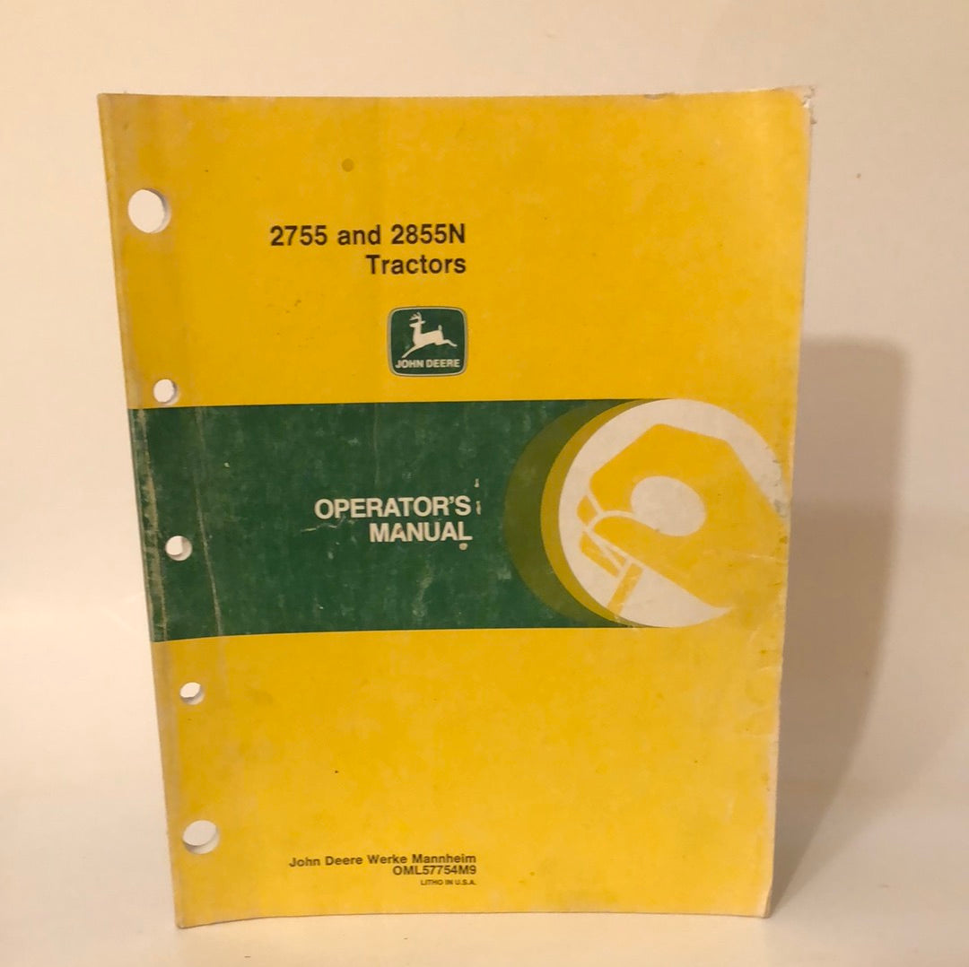 John Deere 2755 & 2855N Tractors _ Operator's Manual