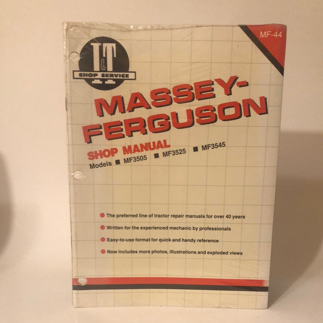 Massey-Ferguson _ MF 3505, MF 3525 & MF 3545 _ I&T Shop Service _ Shop Manual