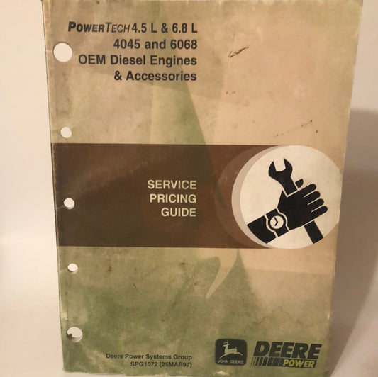 John Deere PowerTech 4.5L & 6.8L 4045 and 6068 OEM Diesel Engines & Accessories_ Service Pricing Guide