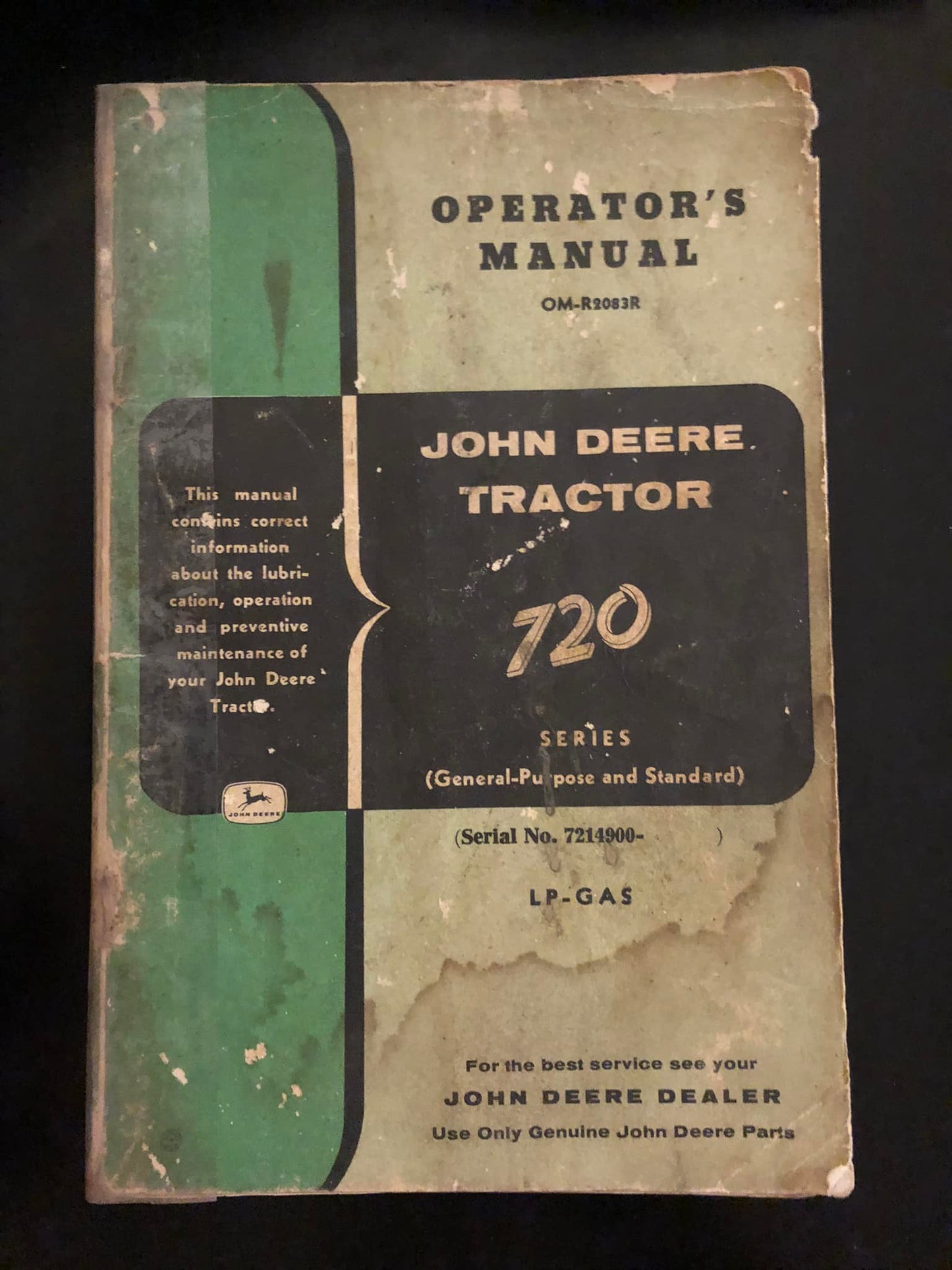 John Deere Tractor 720 Series_ Operator's Manual