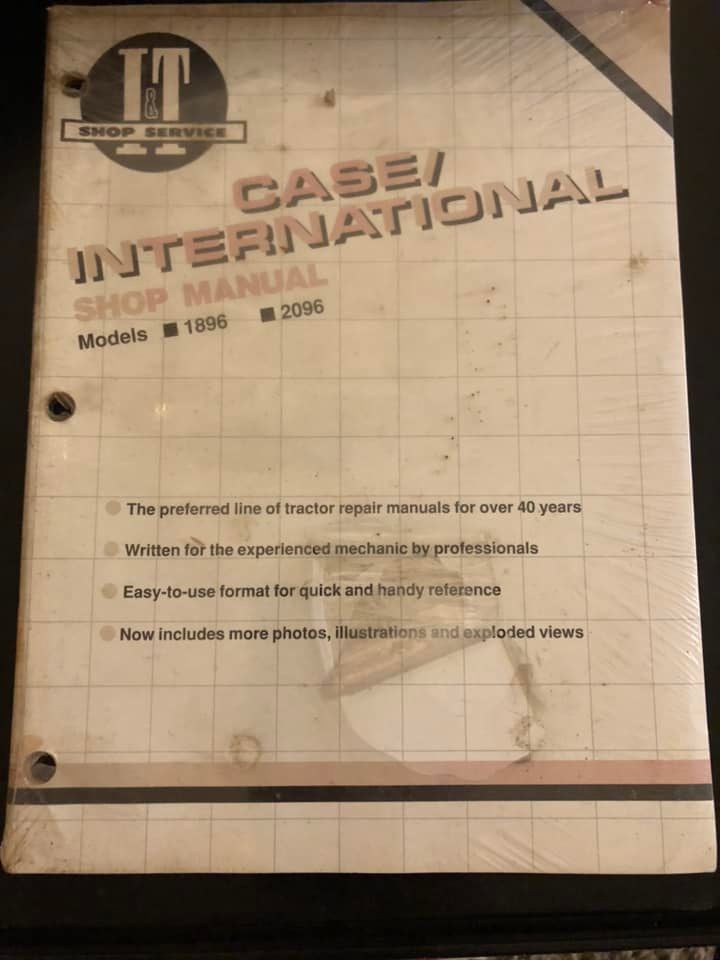 I&T Shop Service - Case/International Shop Manual 1896 & 2096