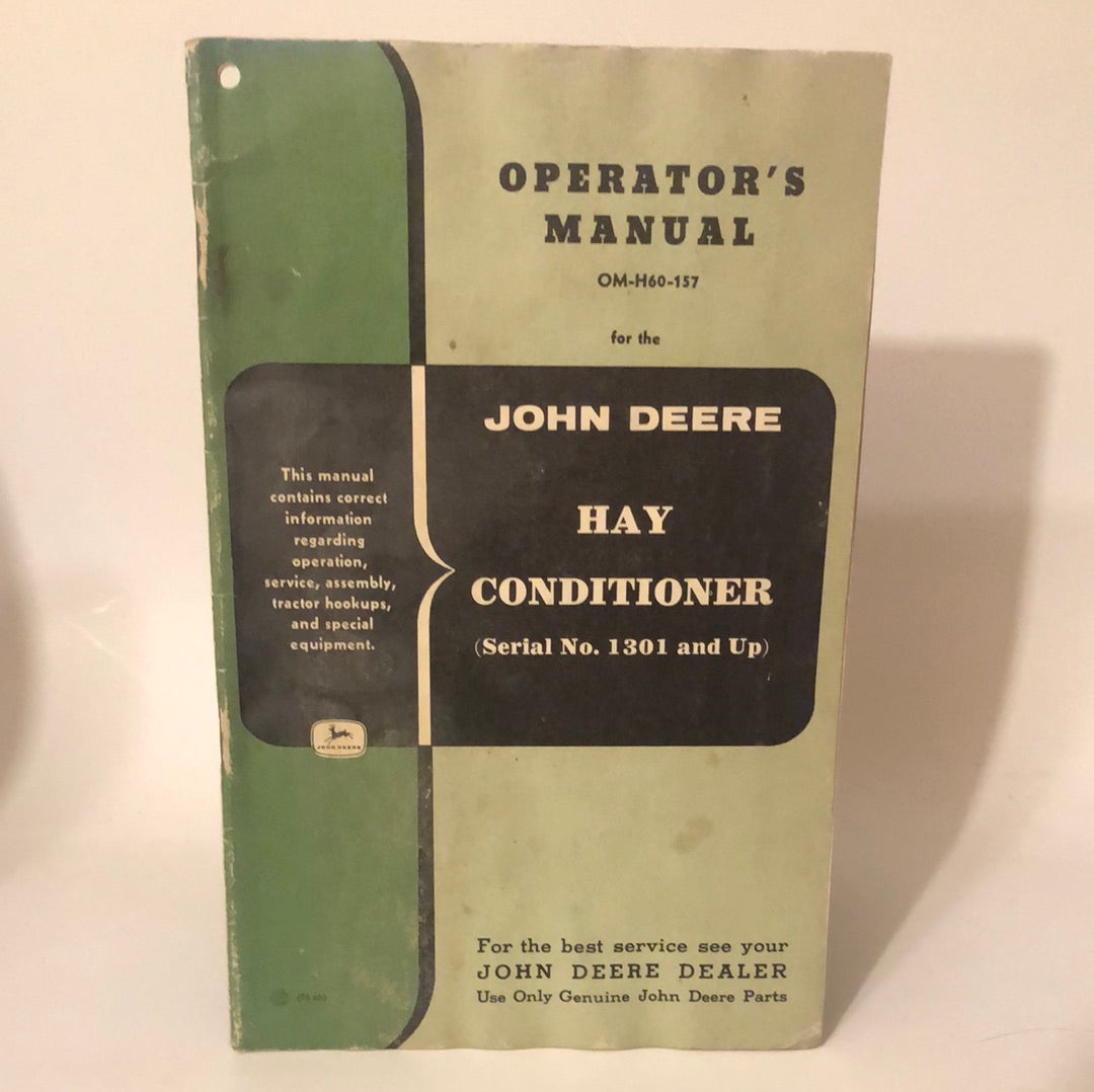 John Deere Hay Conditioner _ Operator's Manual