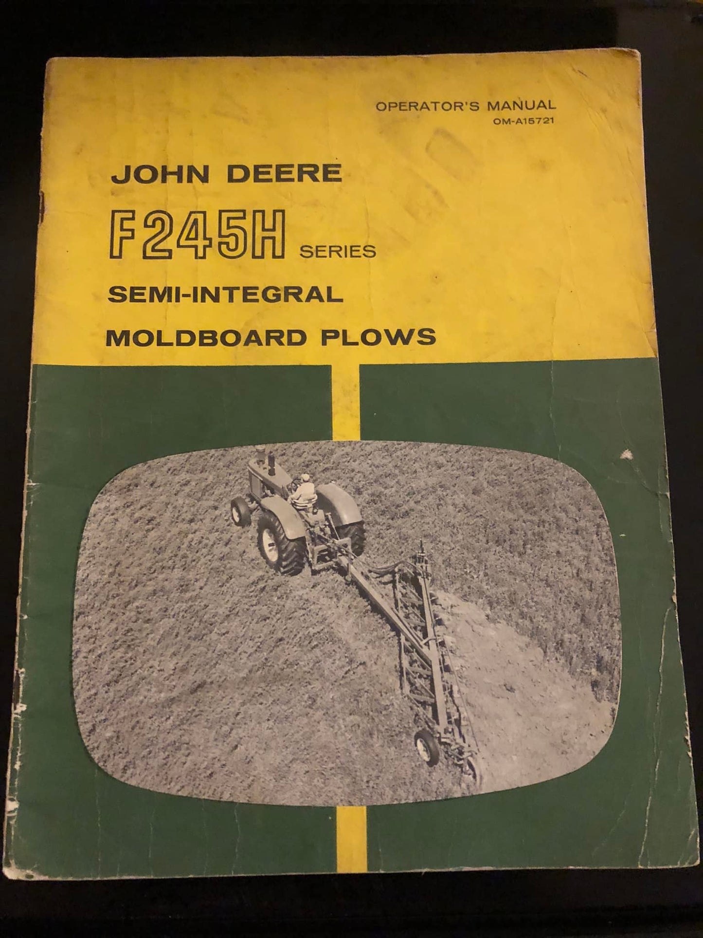 John Deere F245H series Semi-integral Moldboard Plows_ Operator's Manual