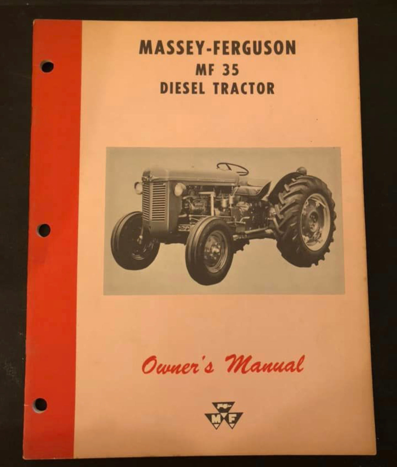 Massey Ferguson MF 35 Diesel Tractor _ Owner's Manual