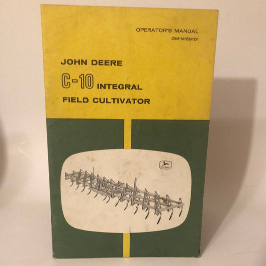 John Deere C-10 Integral Field Cultivator _ Operator's Manual