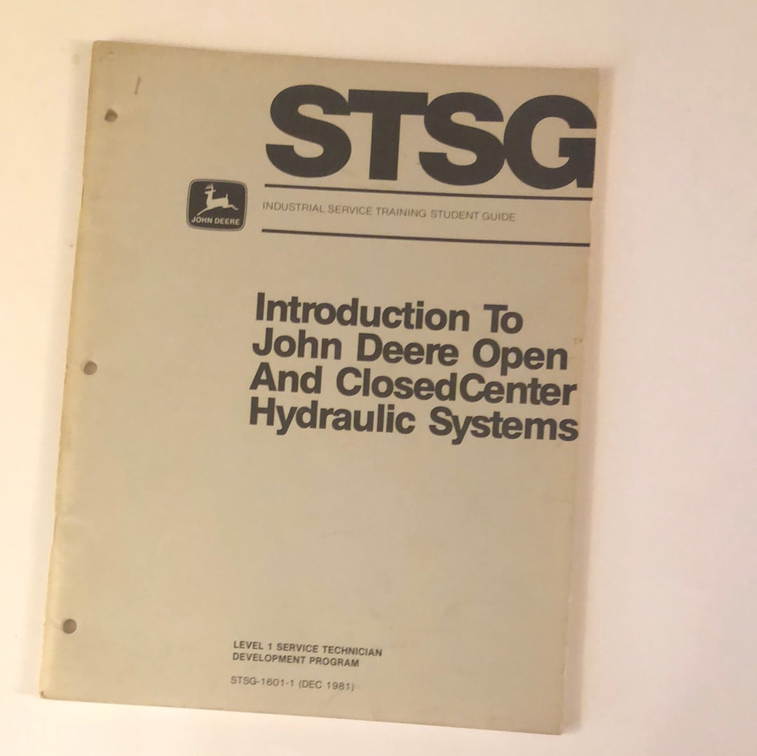 John Deere Intro to John Deere Open & Closed Center Hydraulic Systems _ STSG