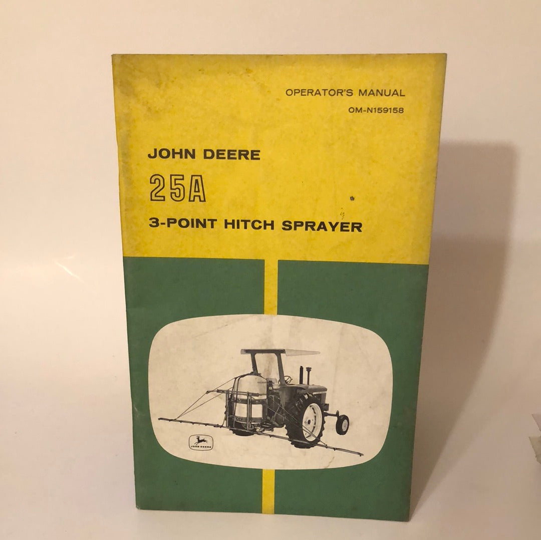 John Deere 25A 3-Point Hitch Sprayer _ Operating Manual