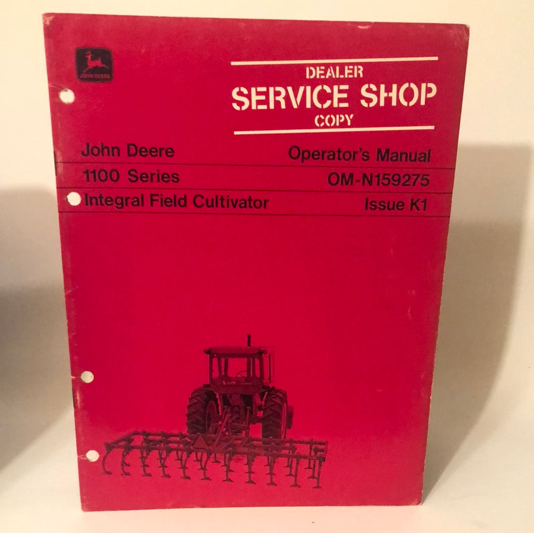 John Deere _ 1100 Series Integral Field Cultivator _ Operator's Manual