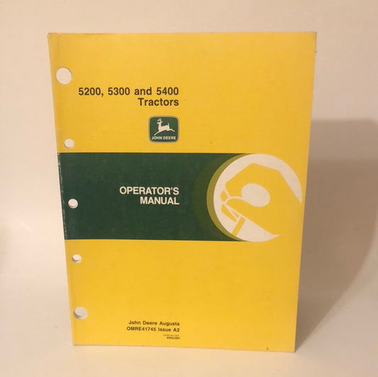 John Deere 5200, 5300 & 5400 Tractors _ Operator's Manual