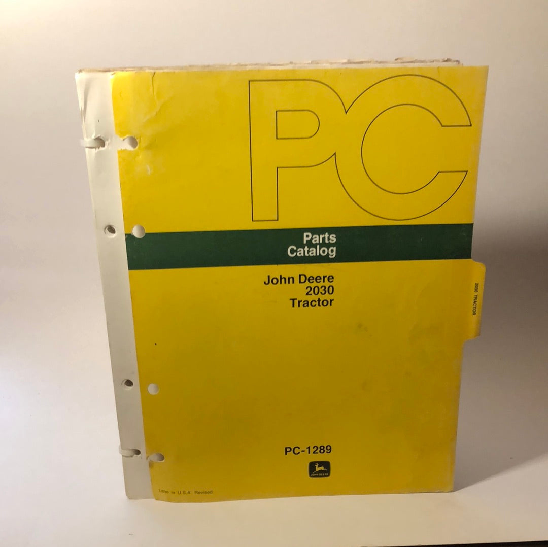 John Deere _ 2030 Tractor _ Parts Catalog - PC-1289