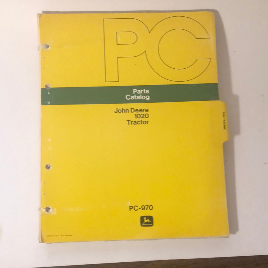 John Deere _ 1020 Tractor _ Parts catalog - PC-970