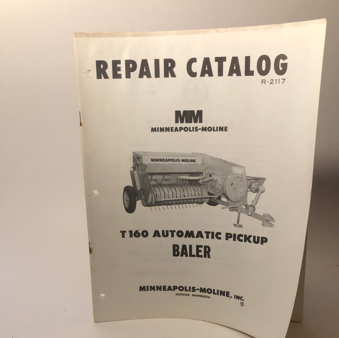 Minneapolis Moline - T160 Automatic Pickup Baler - Repair Catalog