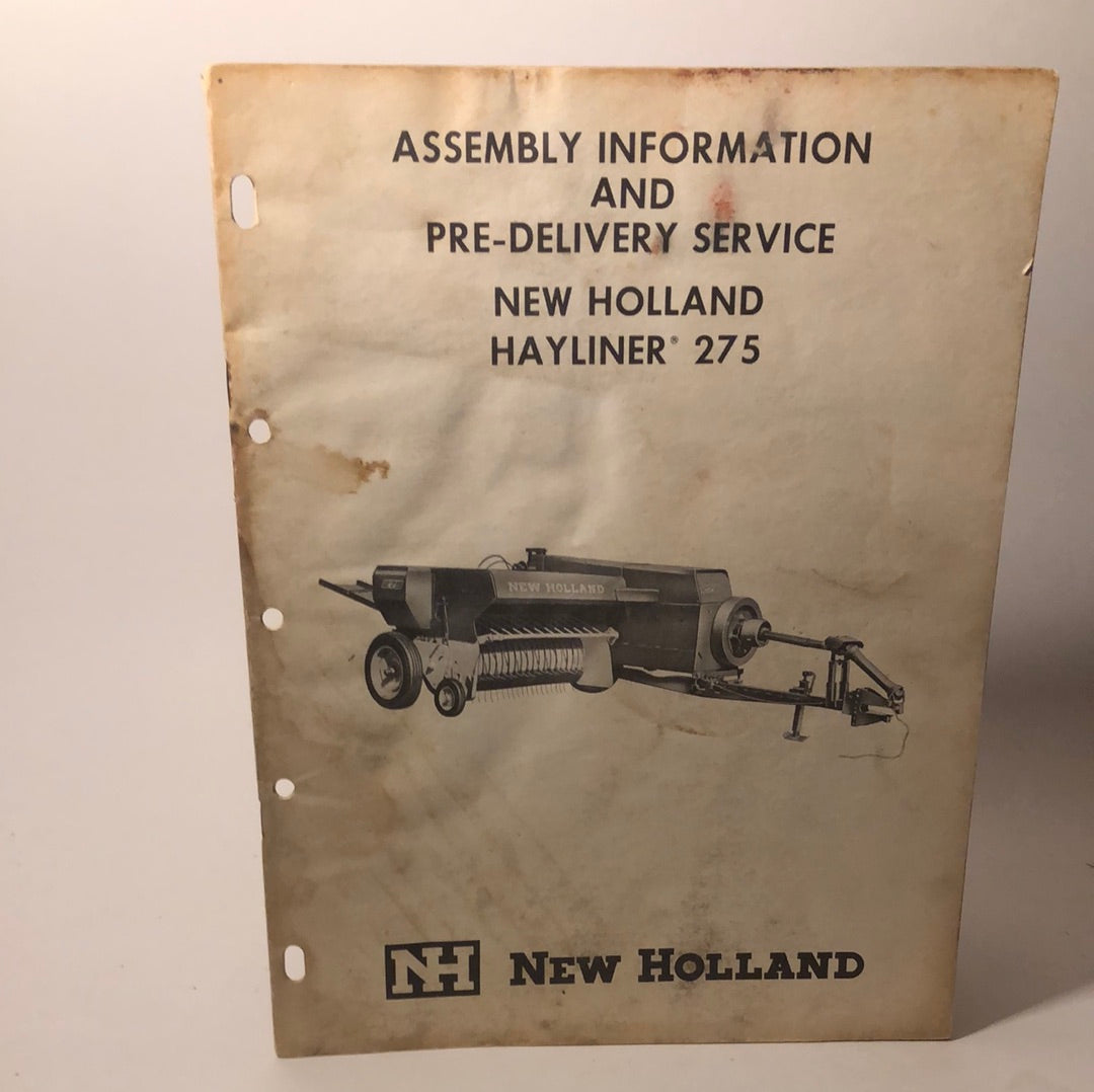 Sperry New Holland - Hayliner 275 - Assembly Information