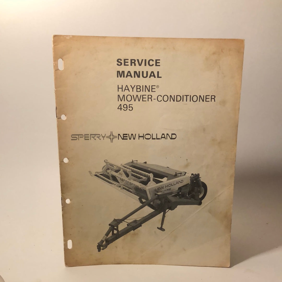 Sperry New Holland - Haybine Mower-Conditioner 495 - Service Manual