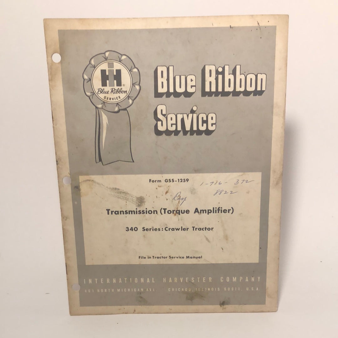 IH Blue Ribbon Service GSS-1259