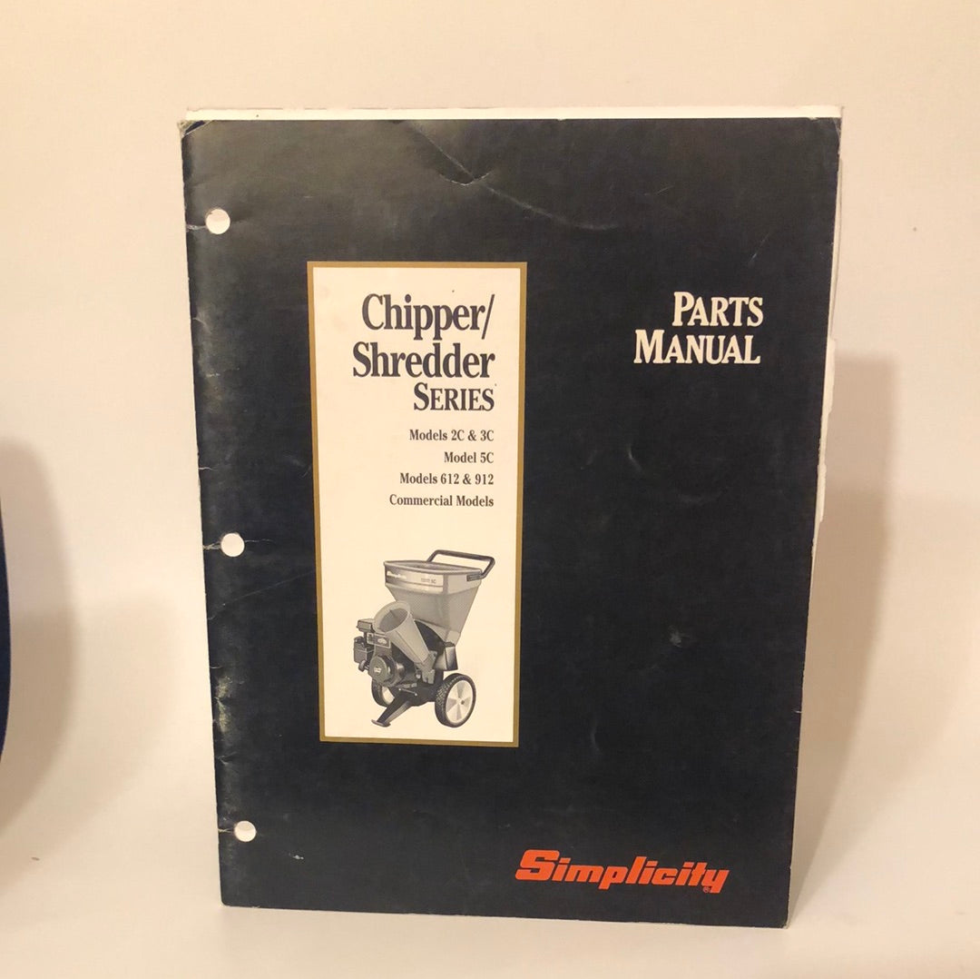 Simplicity _ Chipper/Shredder Series _ Parts Manual