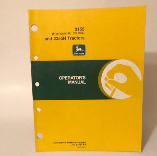 John Deere 2155 & 2355N Tractors _ Operator's Manual