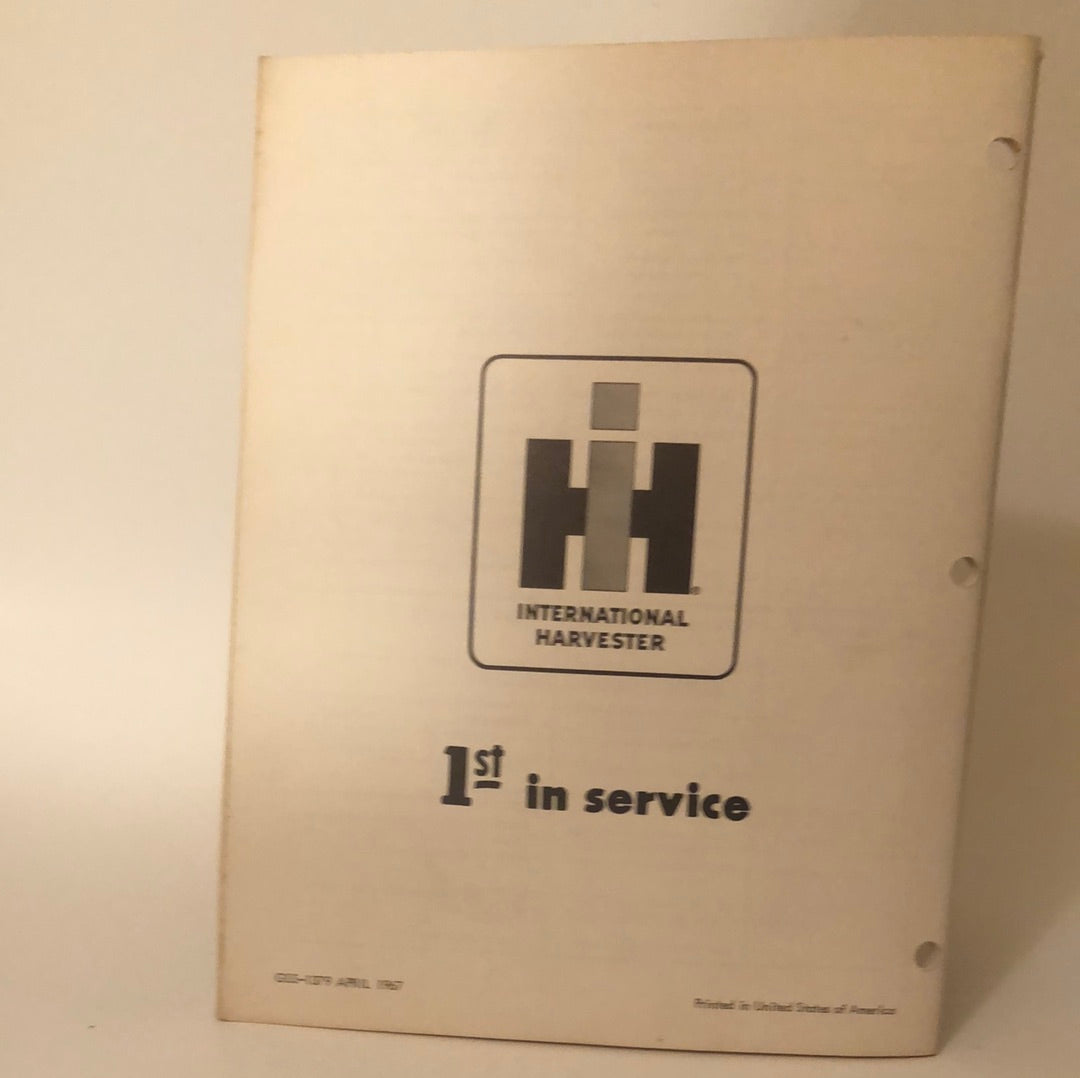 IH Blue Ribbon Service Manual - GS-1379 Torque Converter & Shuttle Transmission Model 3514 & 3616 Loader Tractor