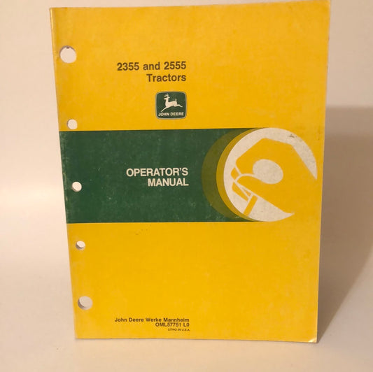 John Deere _ 2355 & 2555 Tractors _ Operator's Manual