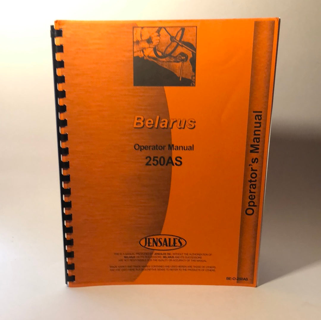 Jensales - Belarus Operator Manual 250AS