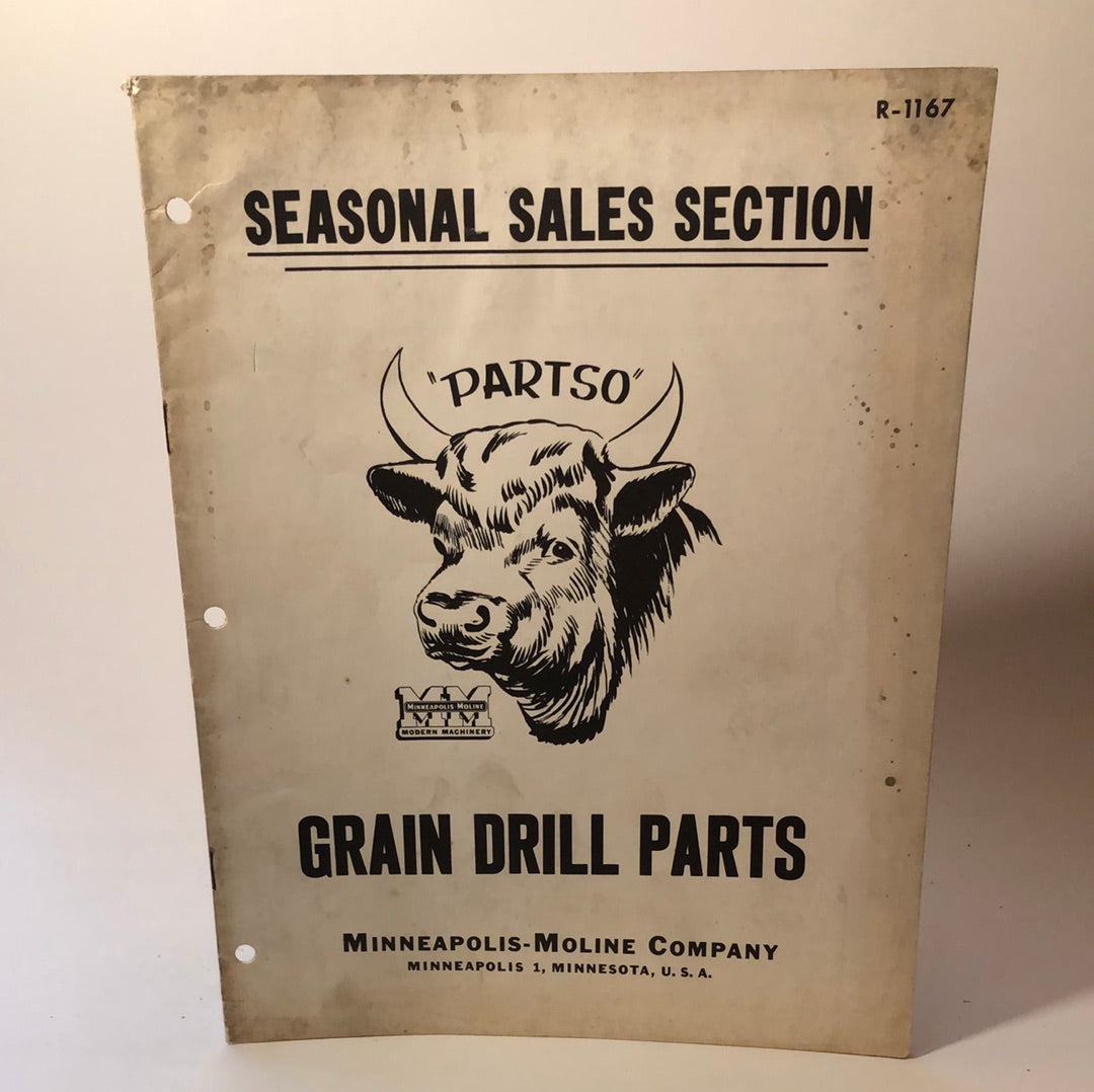 Minneapolis Moline R-1167 Grain Drill Parts - Seasonal Sales Section