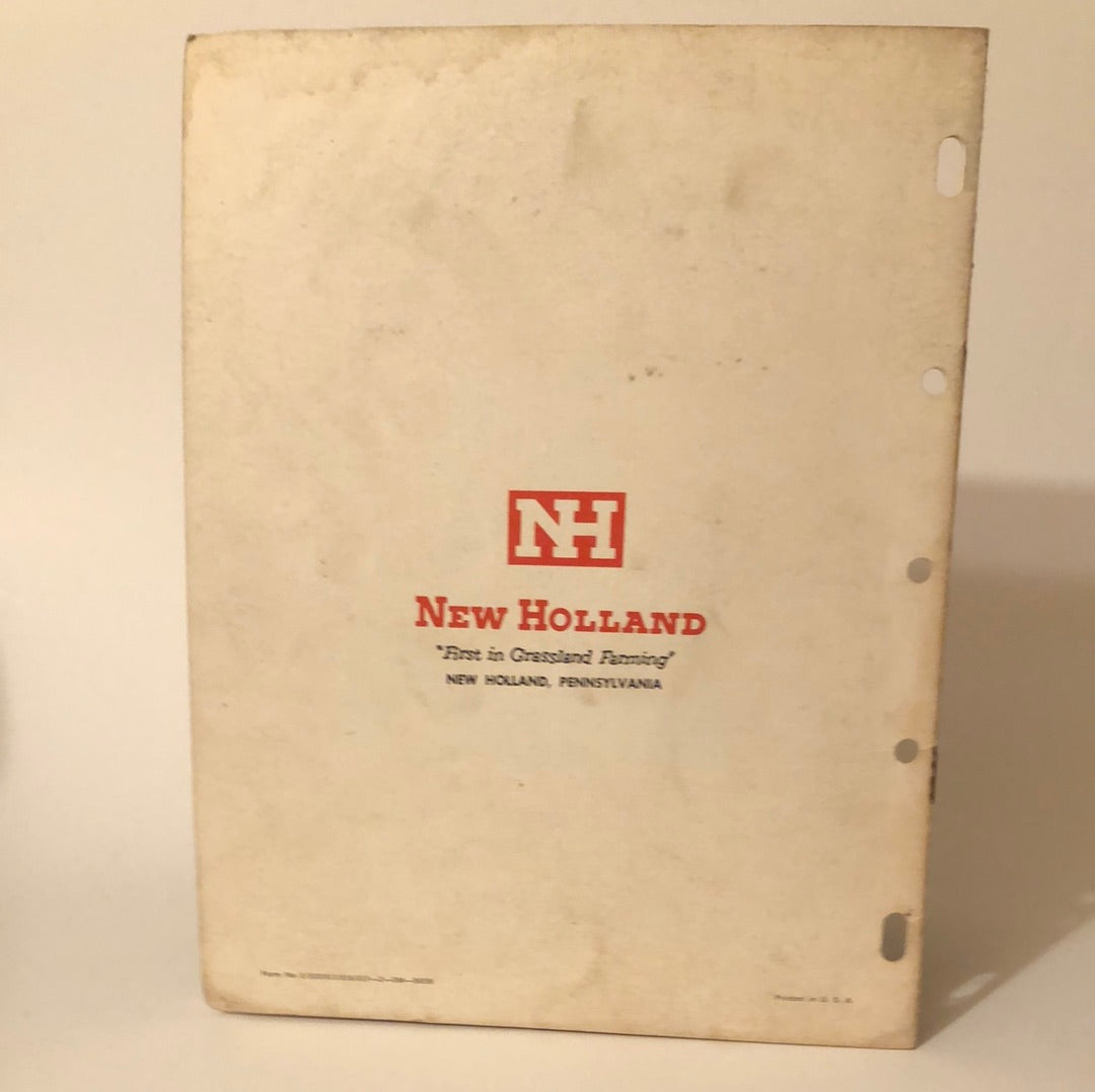 New Holland 510-511, 516-517 Manure Spreader - Owner's Manual