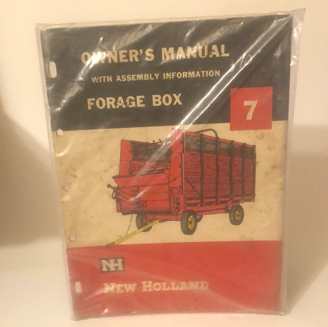 New Holland Forage Box 7 - Owner's Manual w/Assembly Info