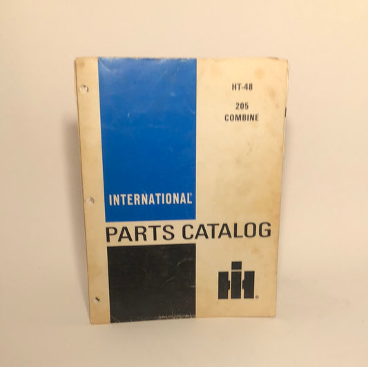 IH Parts Catalog HT-48 205 Combine