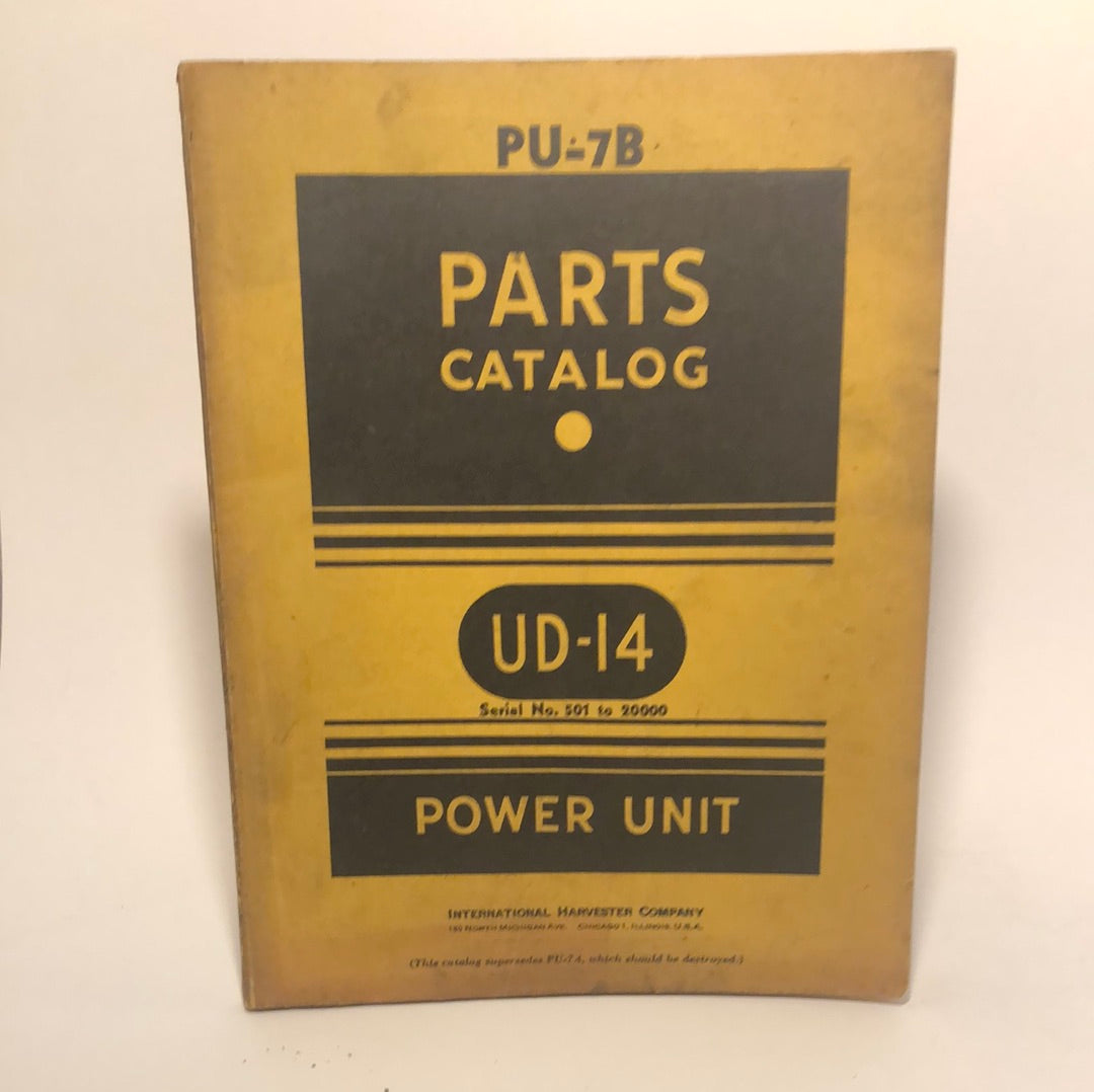 IH PU-7B parts catalog