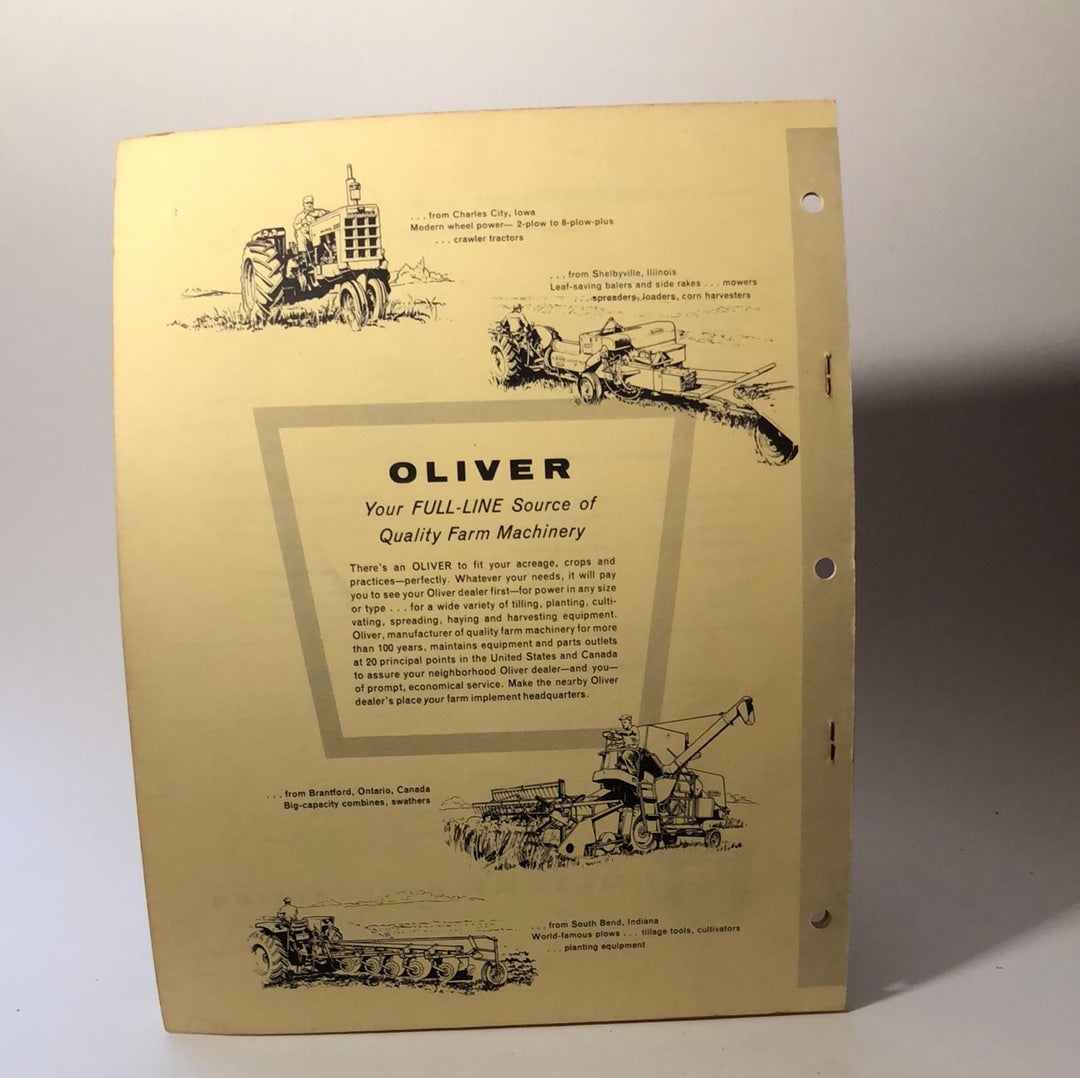 Oliver Parts Book No 170 Spreader