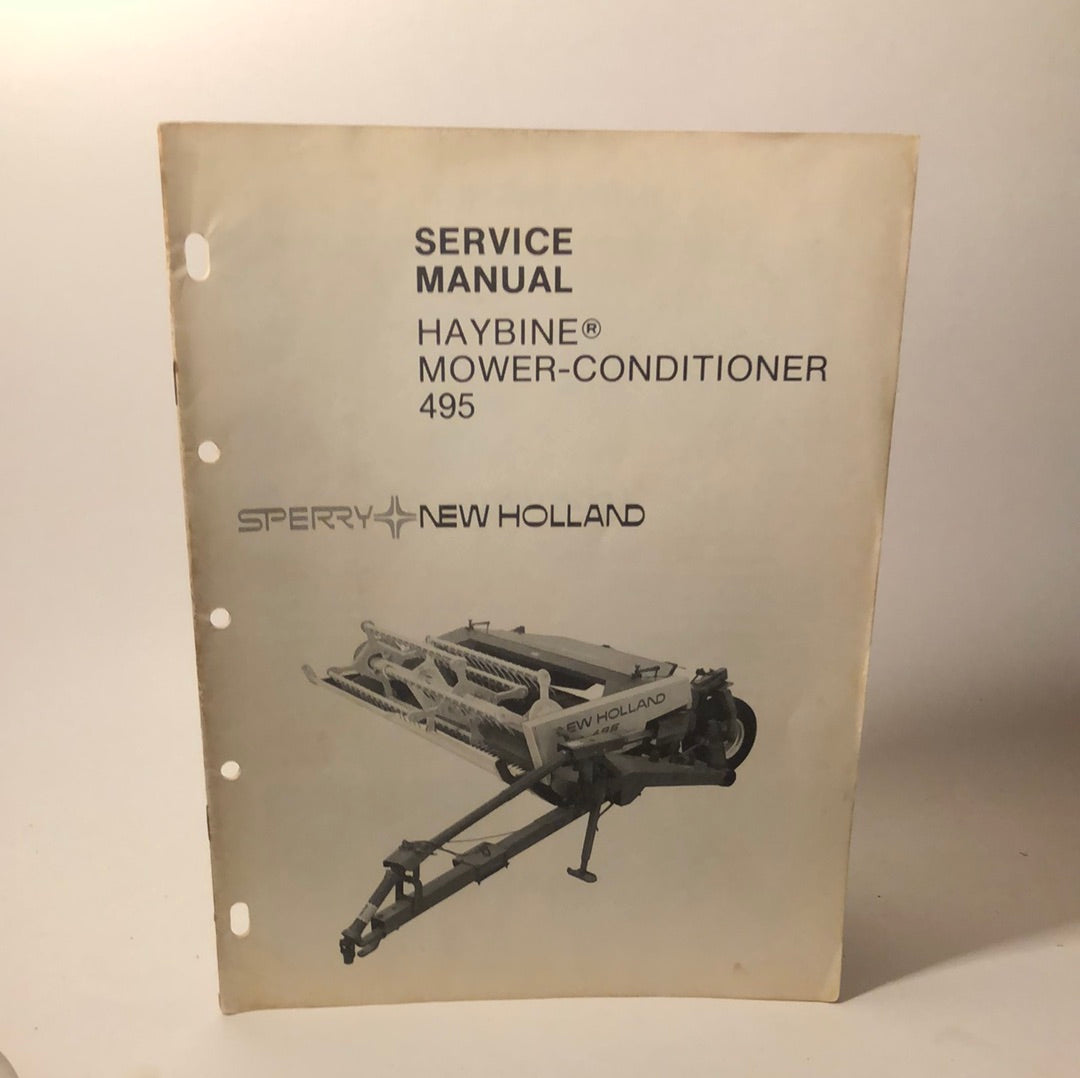 Sperry New Holland - Haybine Mower-Conditioner 495 - Service Manual