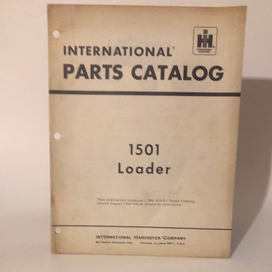 IH 1501  Loader -  Parts Catalog